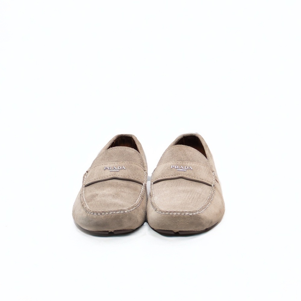 Prada Men’s Grey Suede Driving Loafers – Size US 9 / EU 42 / UK 8 – Made in Ital - Picture 3 of 9